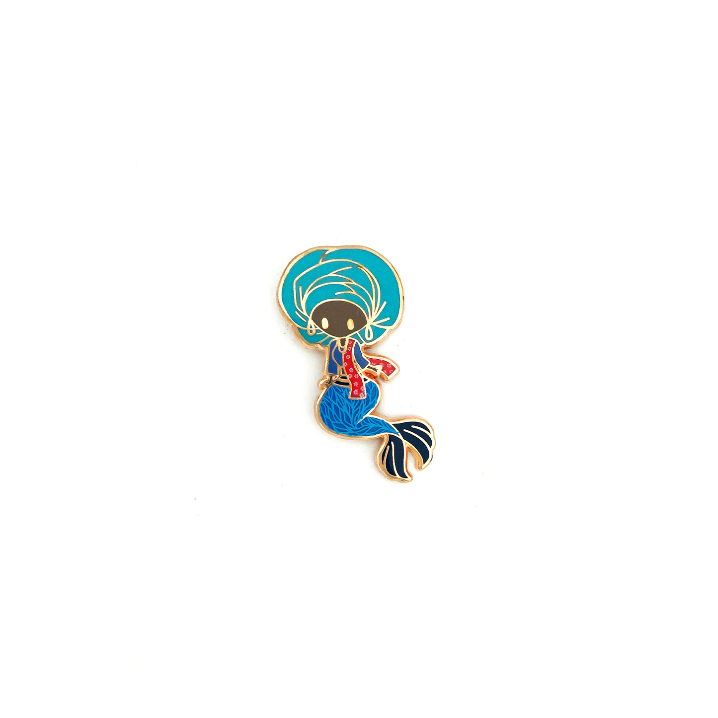 Mermaid of Yoruba Tribe Pin