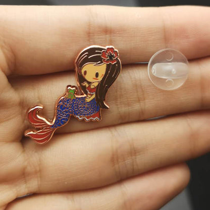 Taino Mermaid of Puerto Rico Pin