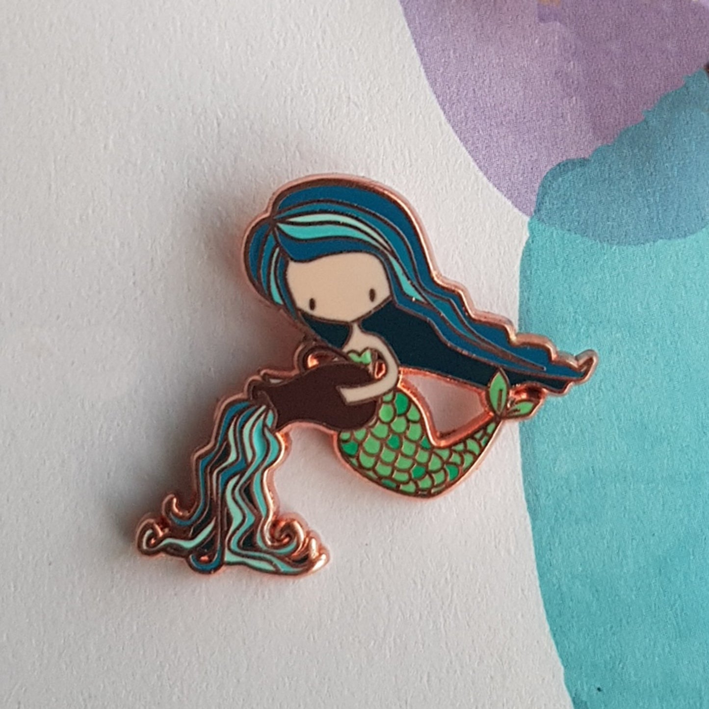 Aquarius Mermaid Pin
