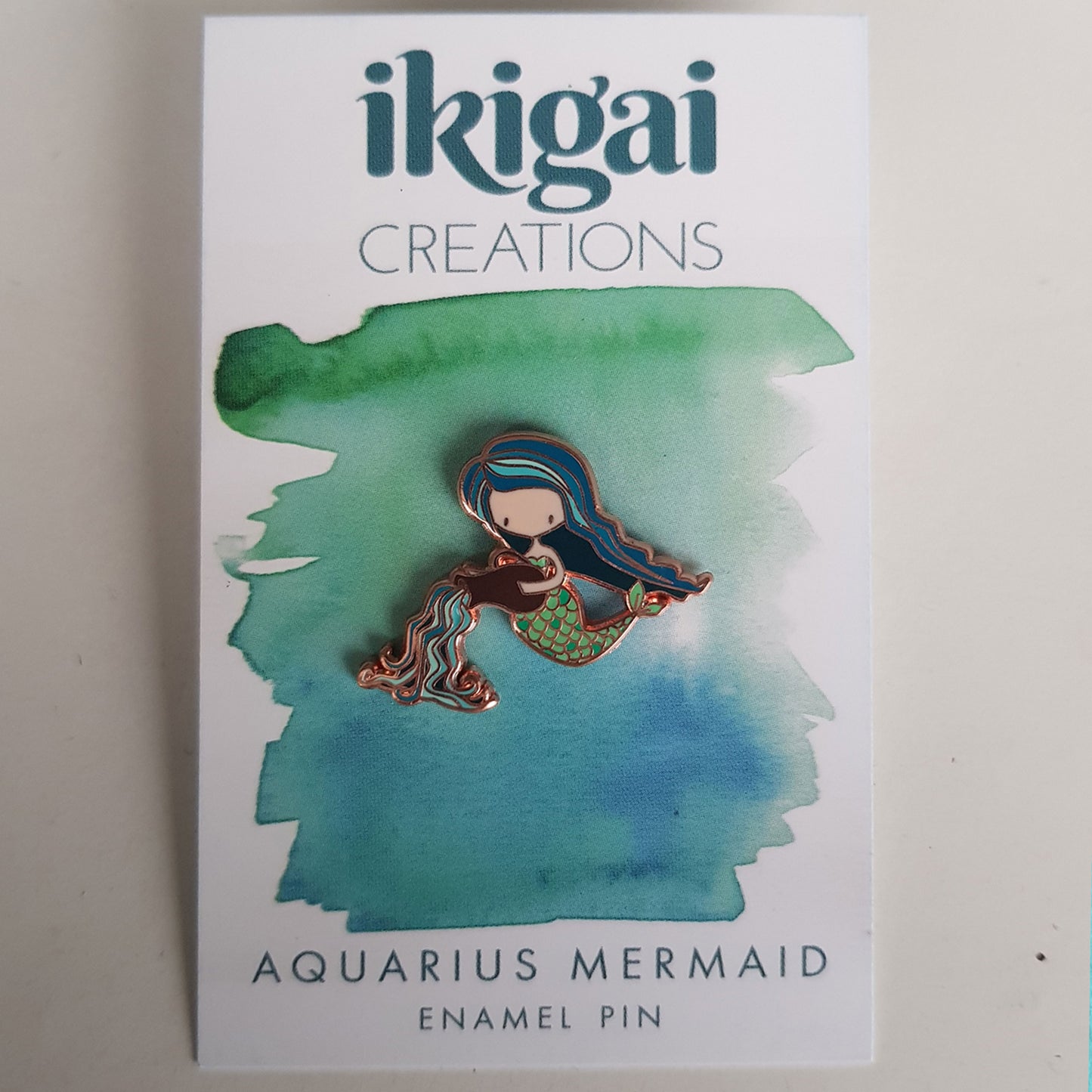 Aquarius Mermaid Pin