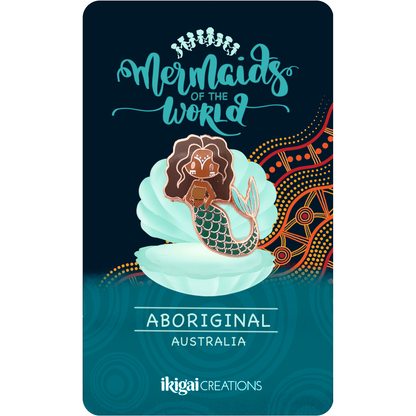 Aboriginal Mermaid of Australia Pin