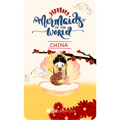 Mermaid of China Pin