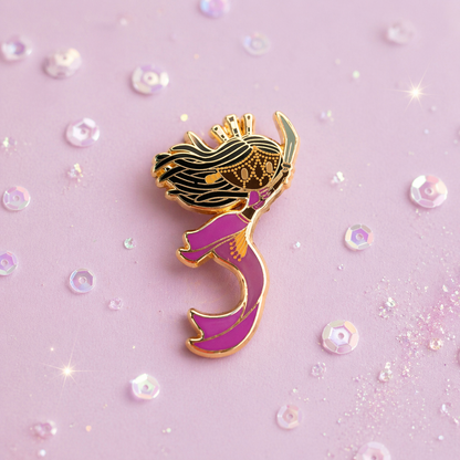 Mermaid of Afar Tribe Pin