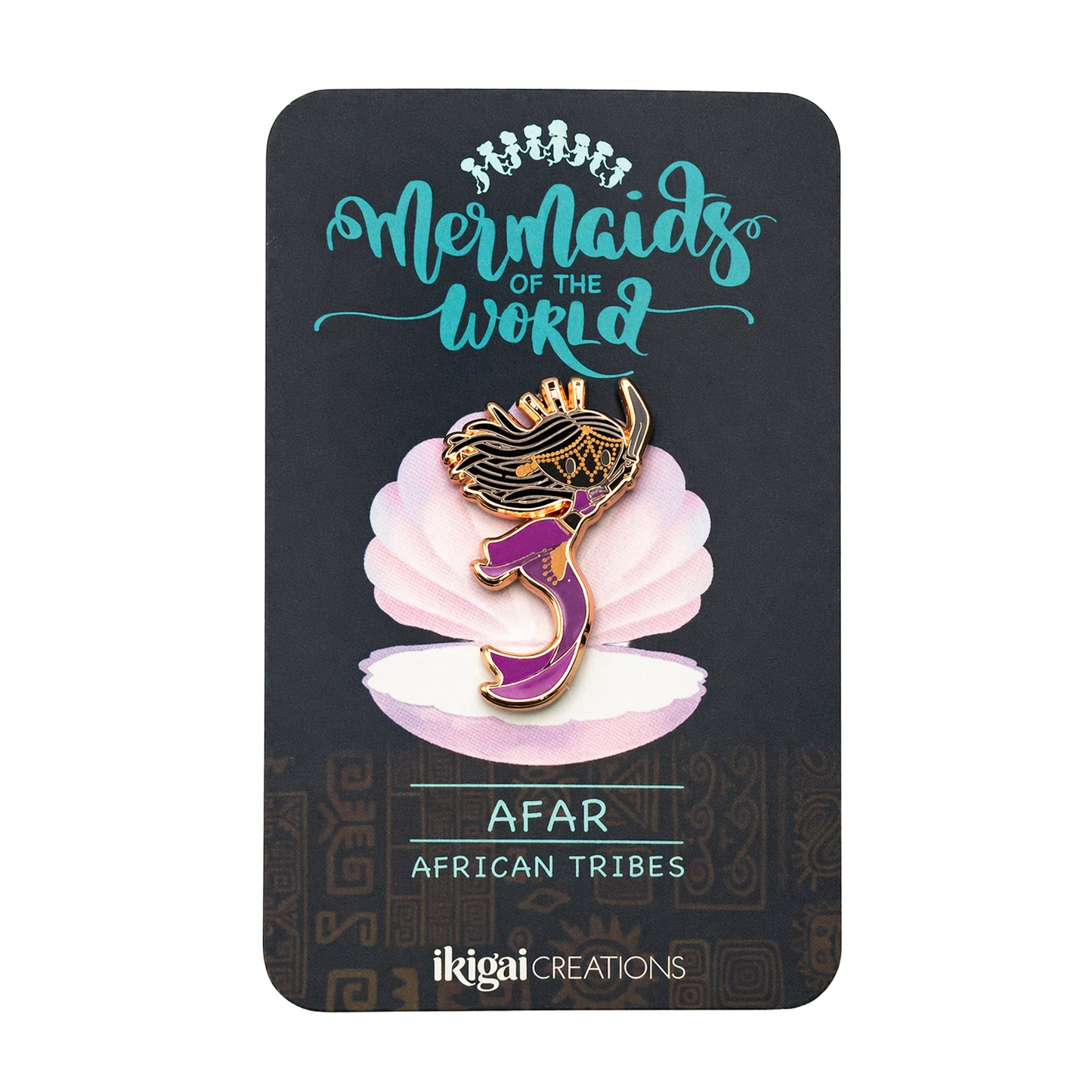 Mermaid of Afar Tribe Pin