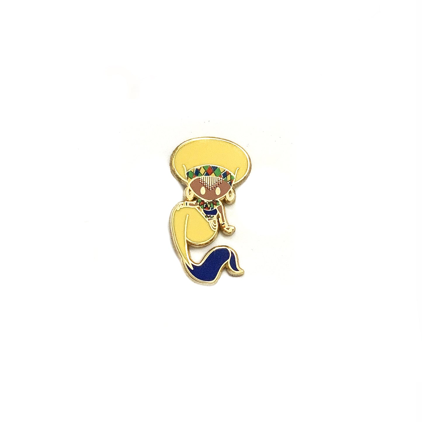 Mermaid of Zulu Tribe Pin