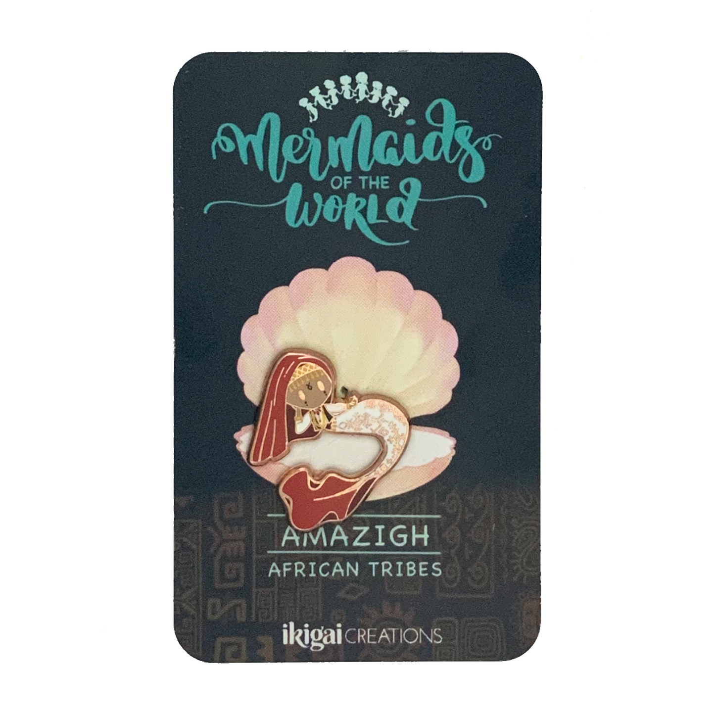 Mermaid of Amazigh Tribe Pin