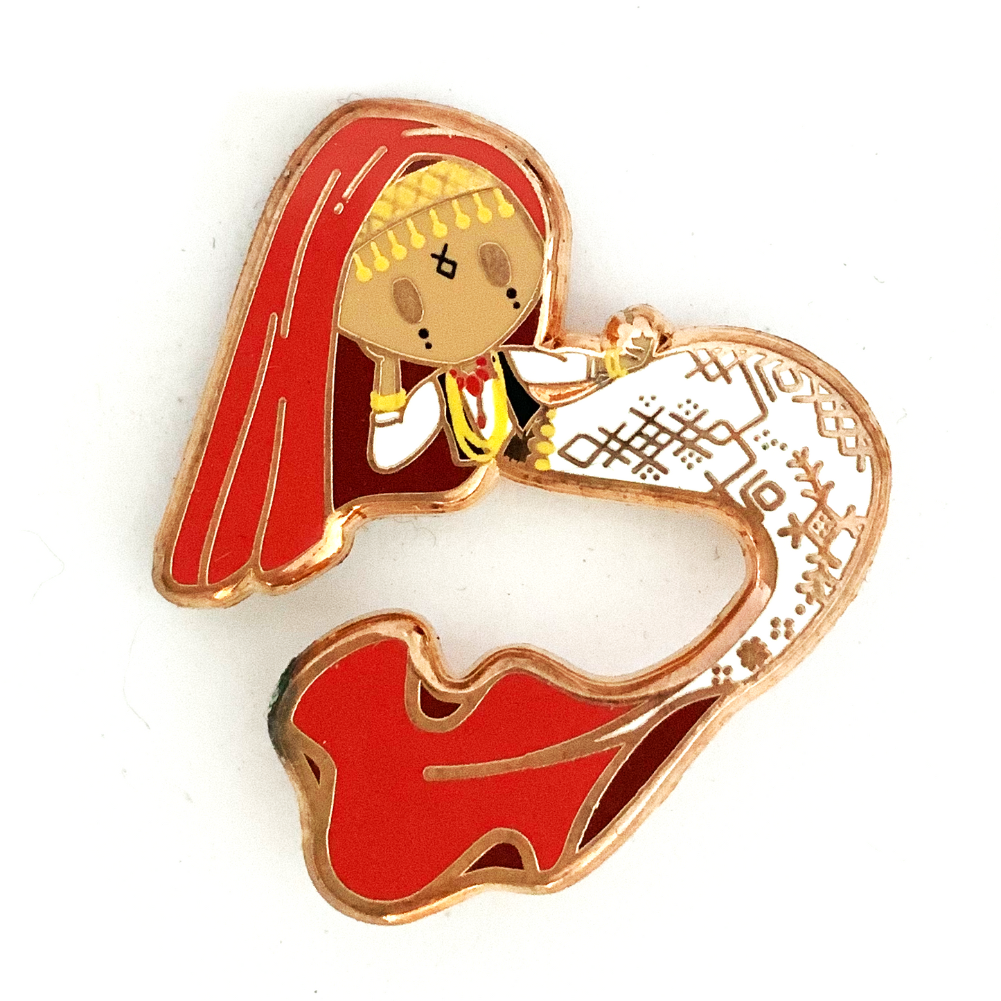 Mermaid of Amazigh Tribe Pin