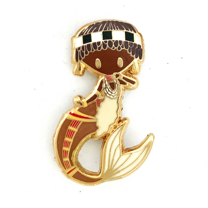 Mermaid of Hamar Tribe Pin