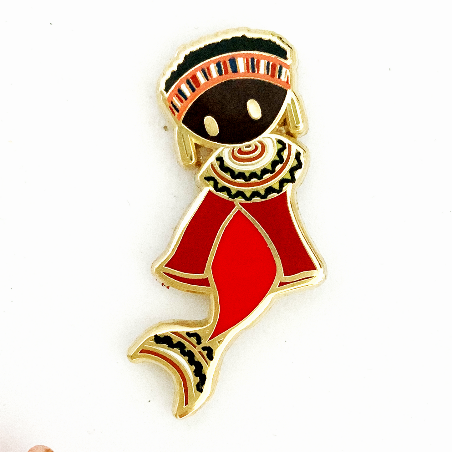 Mermaid of Maasai Tribe Pin