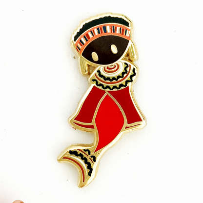 Mermaid of Maasai Tribe Pin