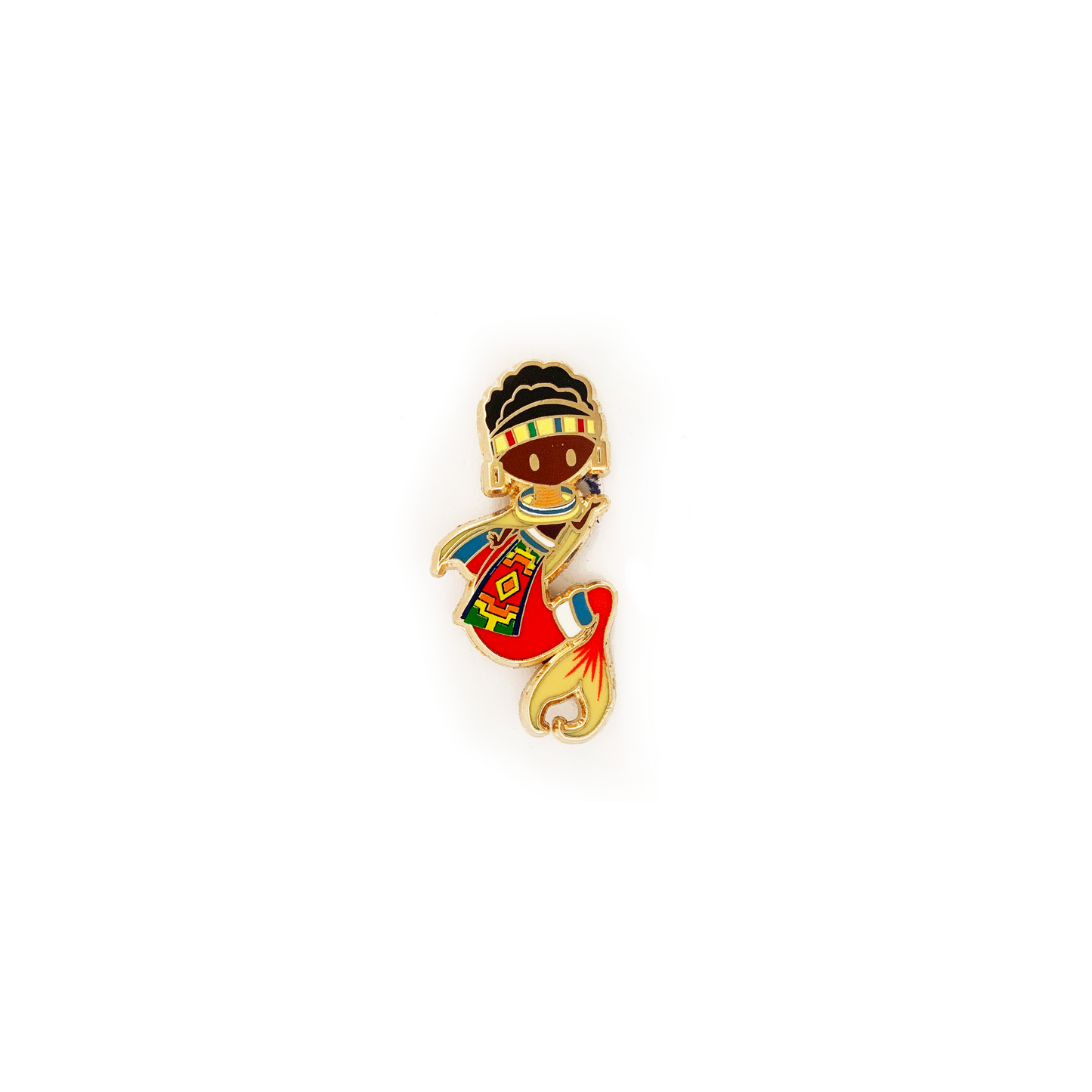 Mermaid of Ndebele Tribe Pin