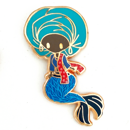 Mermaid of Yoruba Tribe Pin