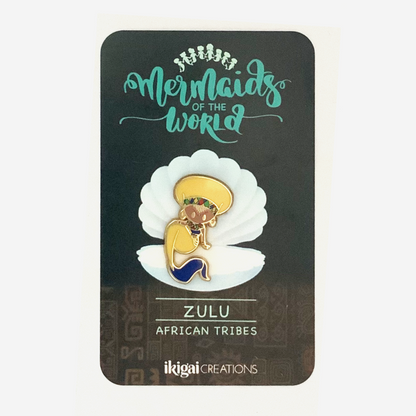 Mermaid of Zulu Tribe Pin