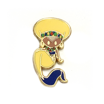 Mermaid of Zulu Tribe Pin