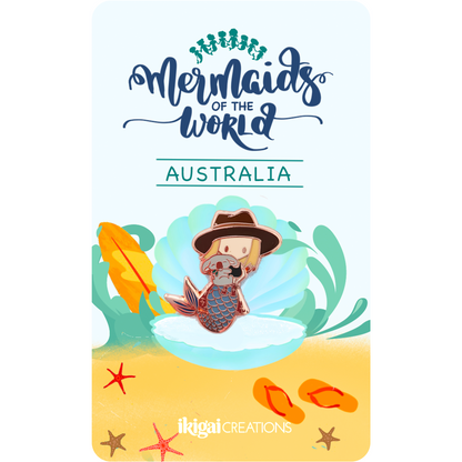 Mermaid of Australia Pin