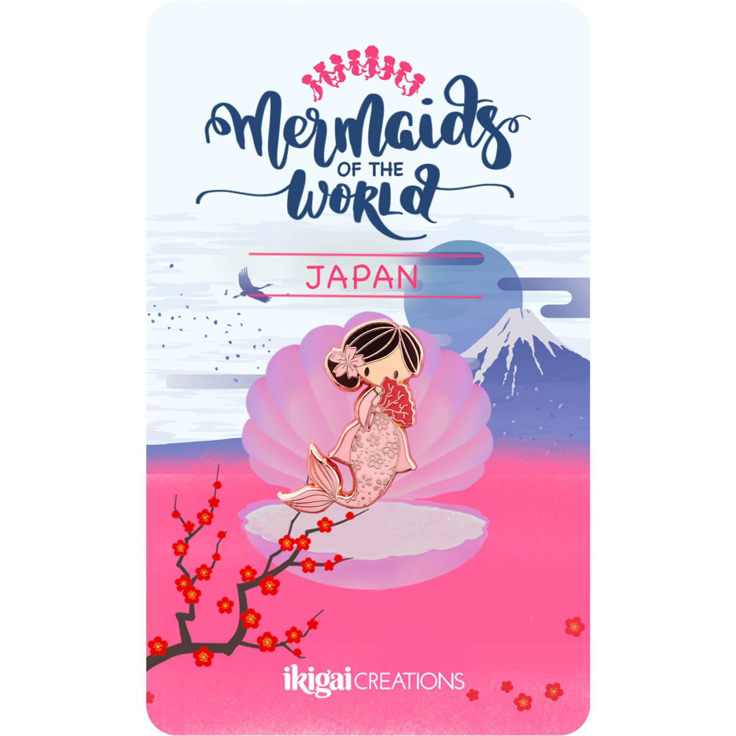 Mermaid of Japan Pin