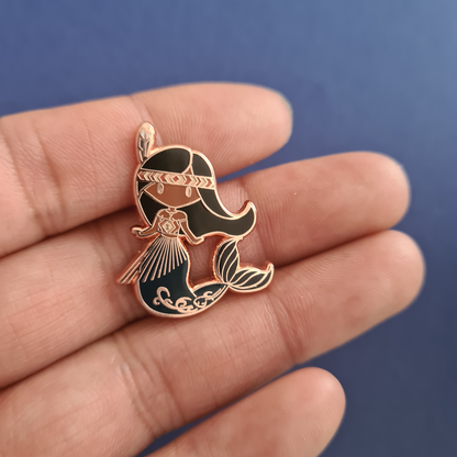 Maori Mermaid of New Zealand Pin