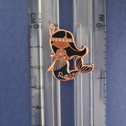 Maori Mermaid of New Zealand Pin