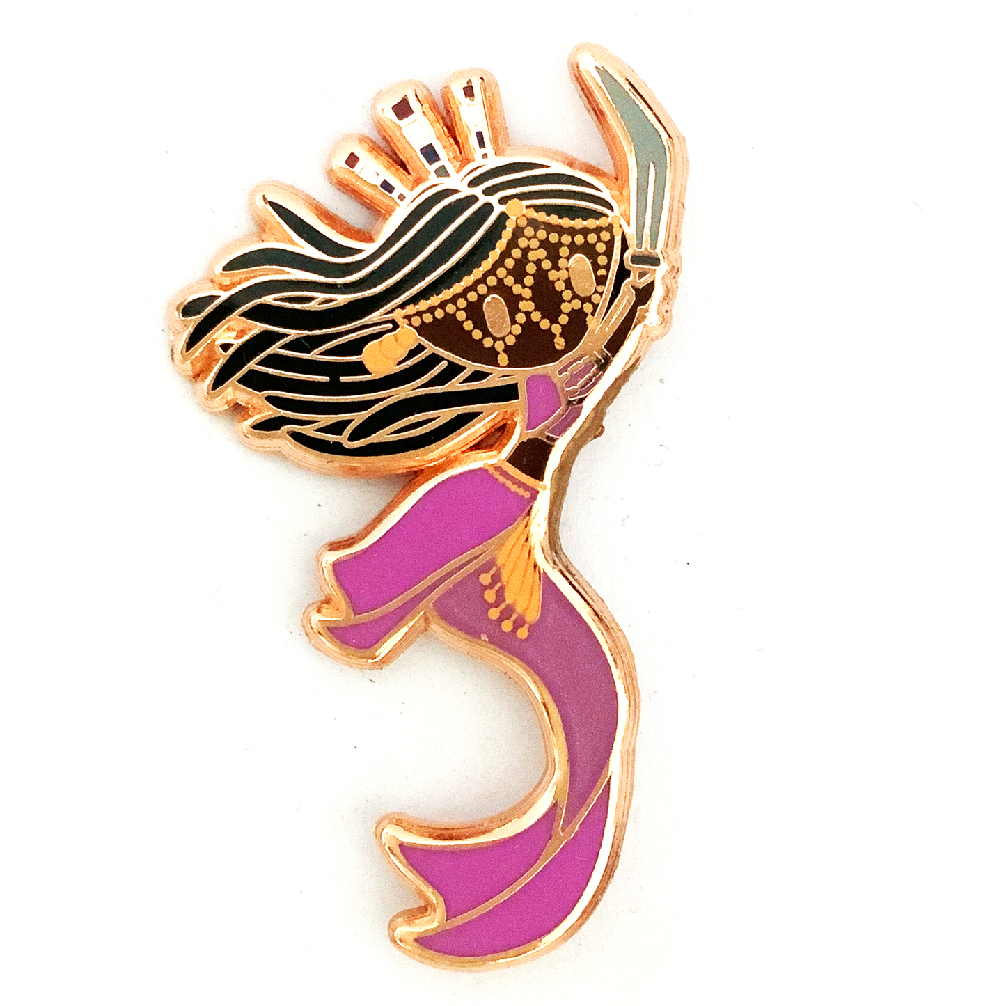 Mermaid of Afar Tribe Pin