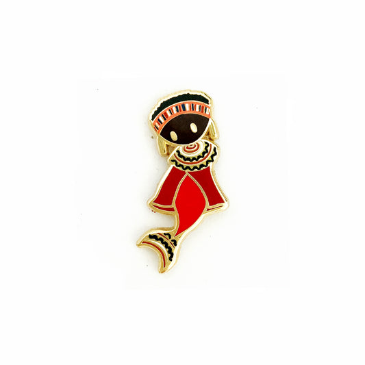 Mermaid of Maasai Tribe Pin