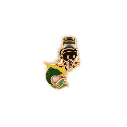 Mermaid of Mursi Tribe Pin