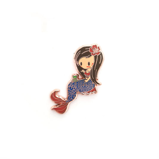 Taino Mermaid of Puerto Rico Pin