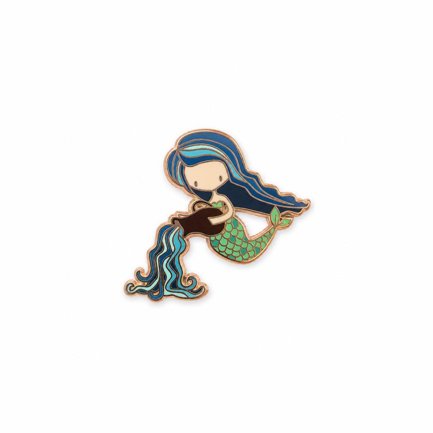Aquarius Mermaid Pin