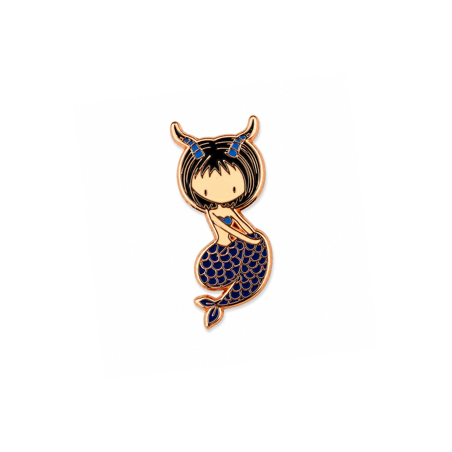Capricorn Mermaid Pin