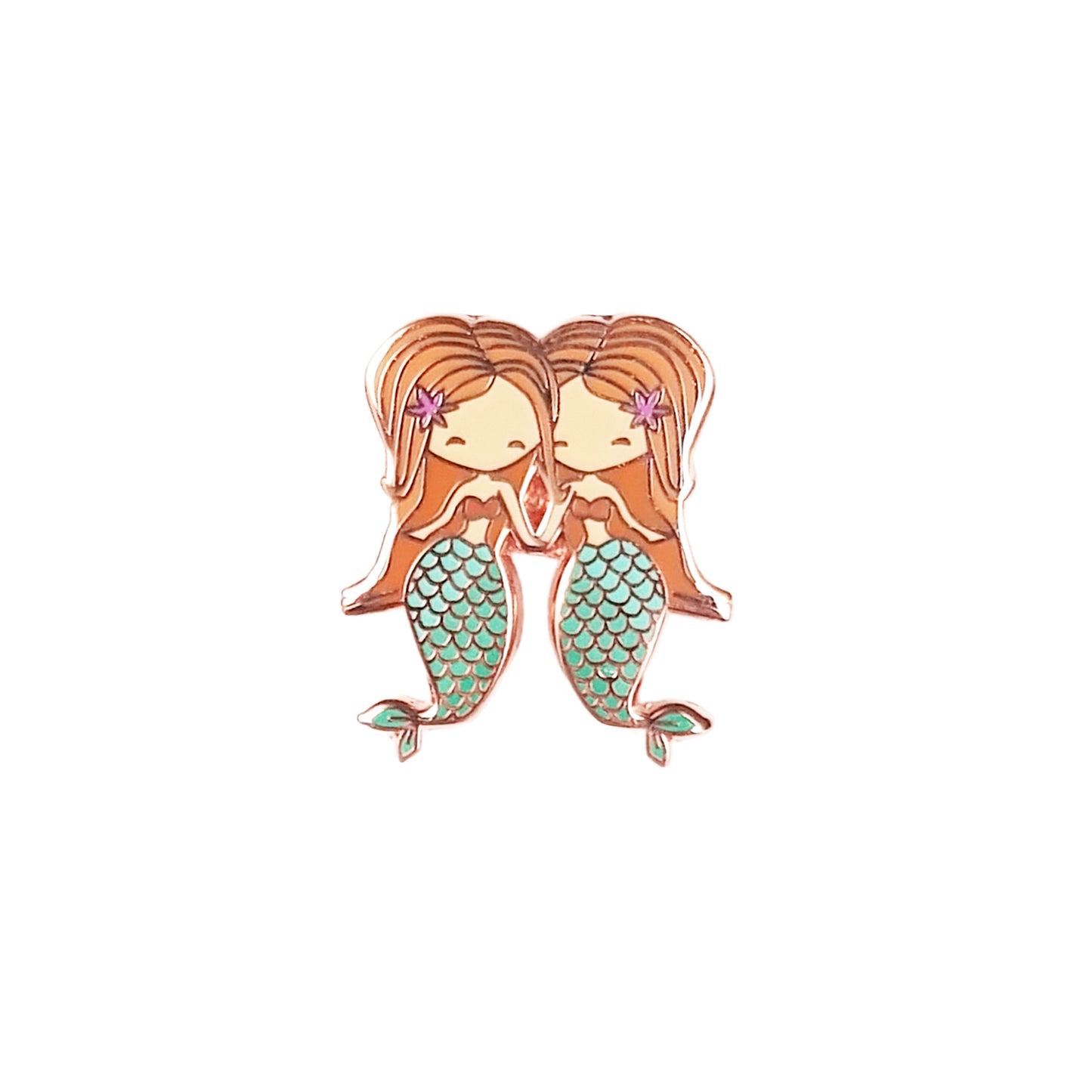 Gemini Mermaid Pin