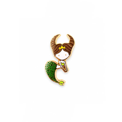 Taurus Mermaid Pin