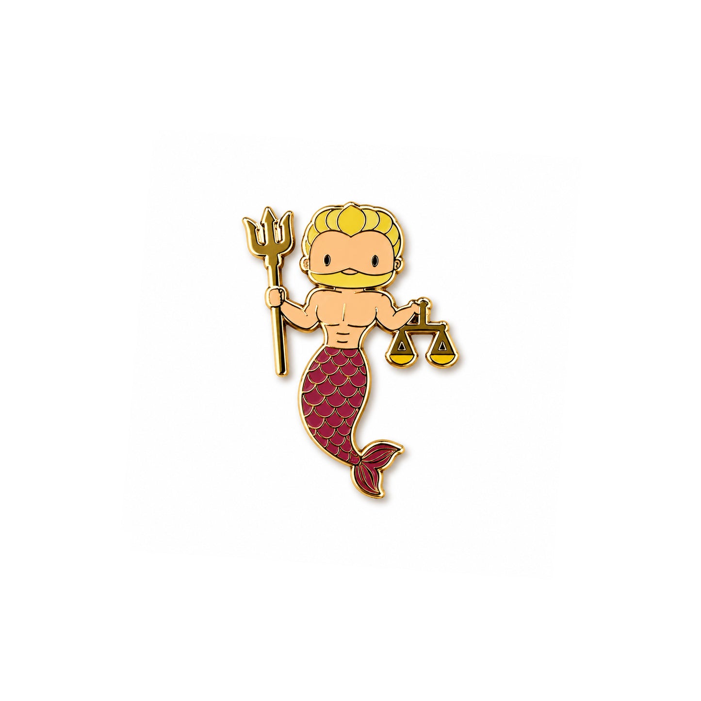 Libra Merman Pin