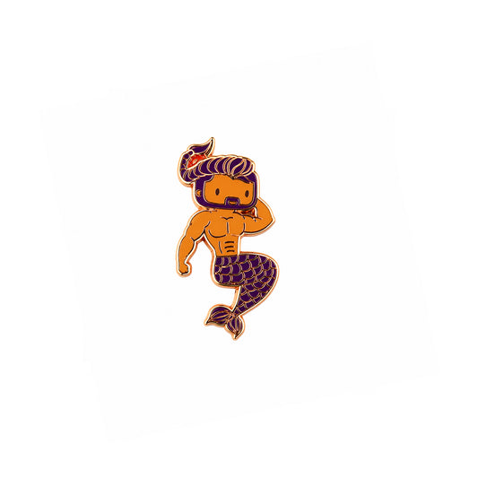 Scorpio Merman Pin