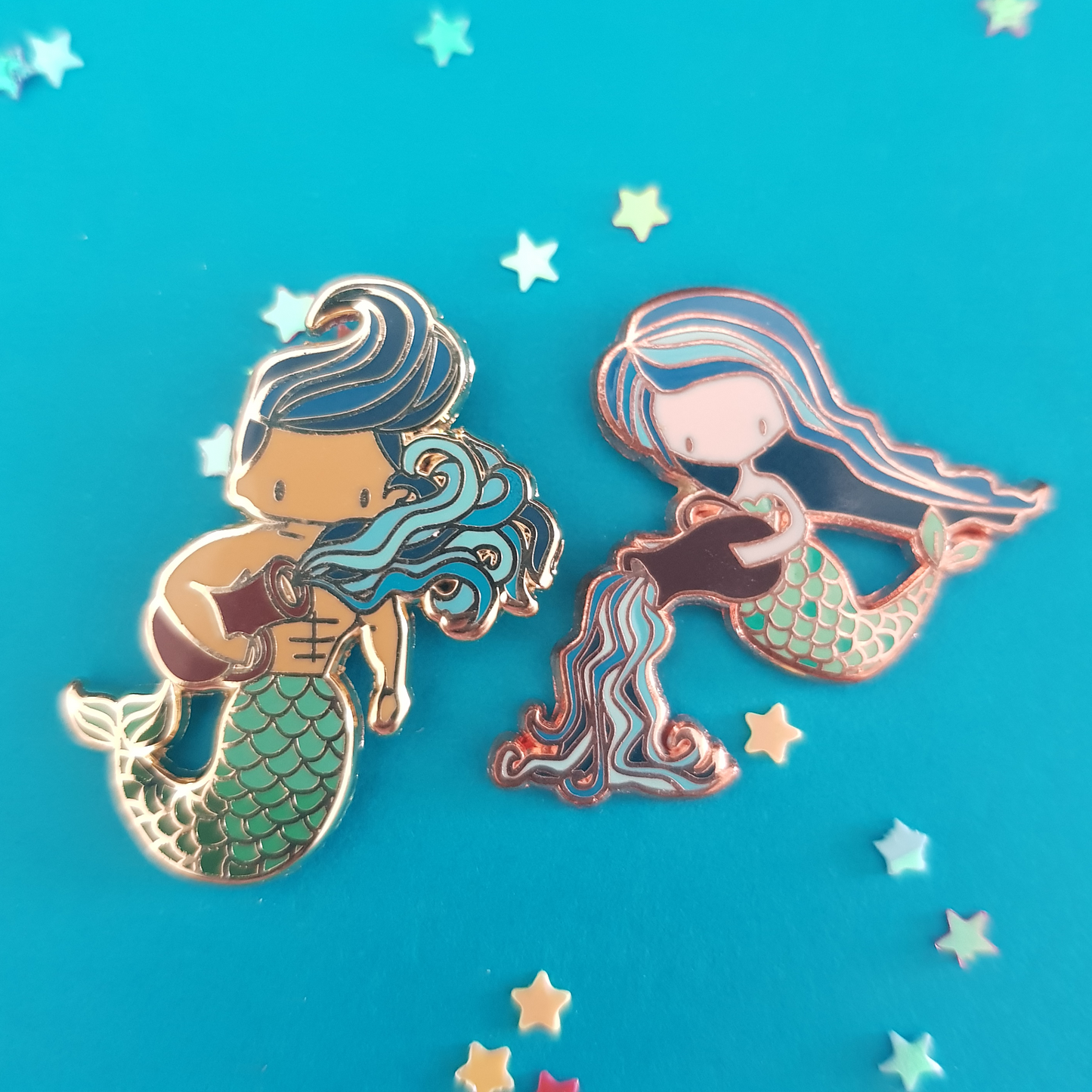 Aquarius Mermaid Pin