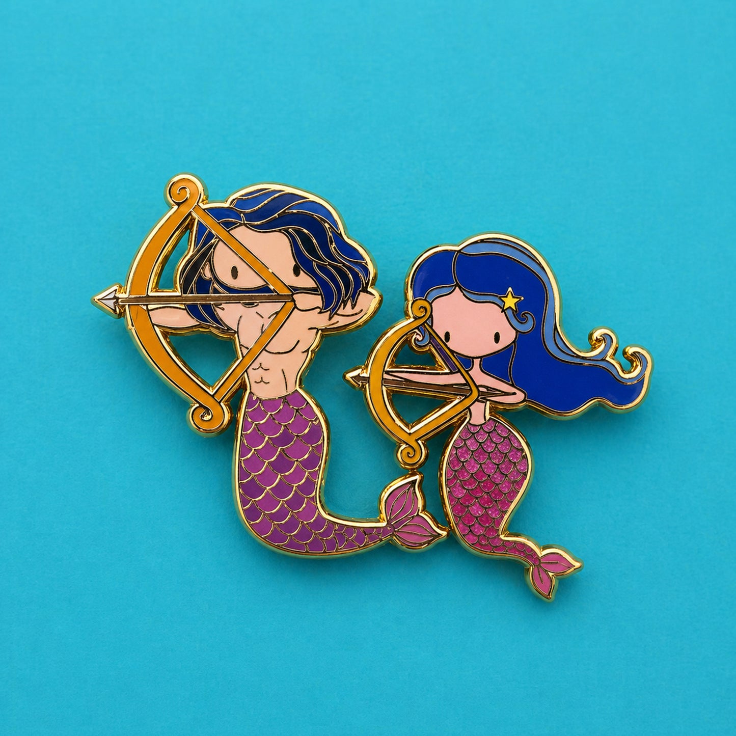 Sagittarius Mermaid Pin