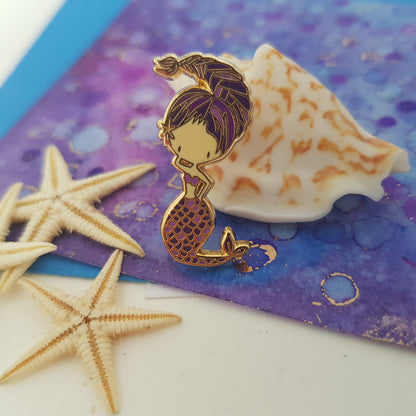 Scorpio Mermaid Enamel Pin