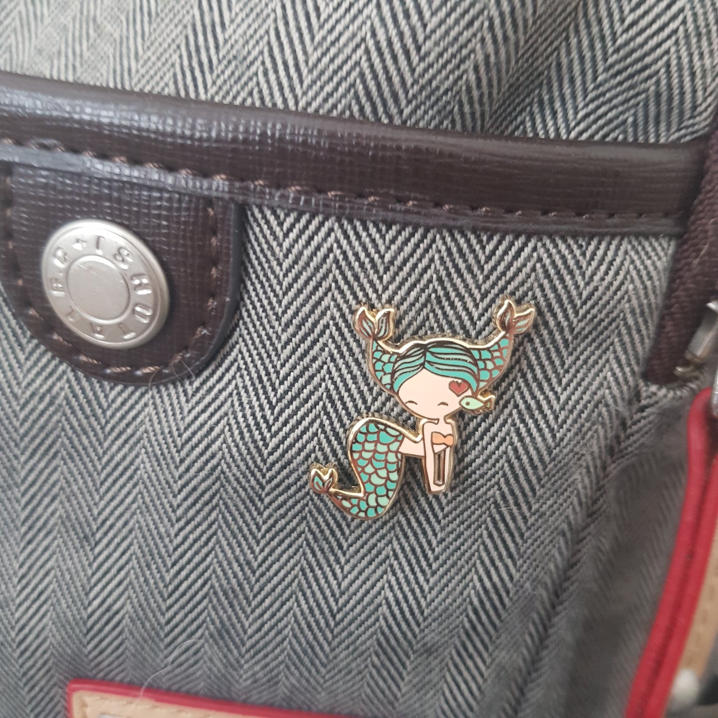 Pisces Mermaid Pin