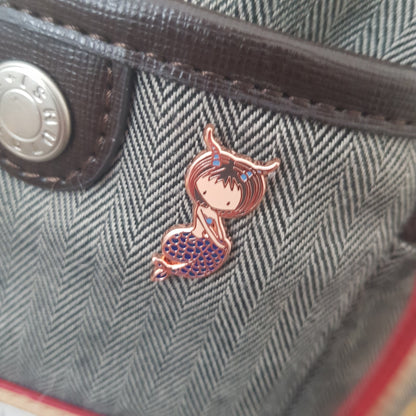 Capricorn Mermaid Pin