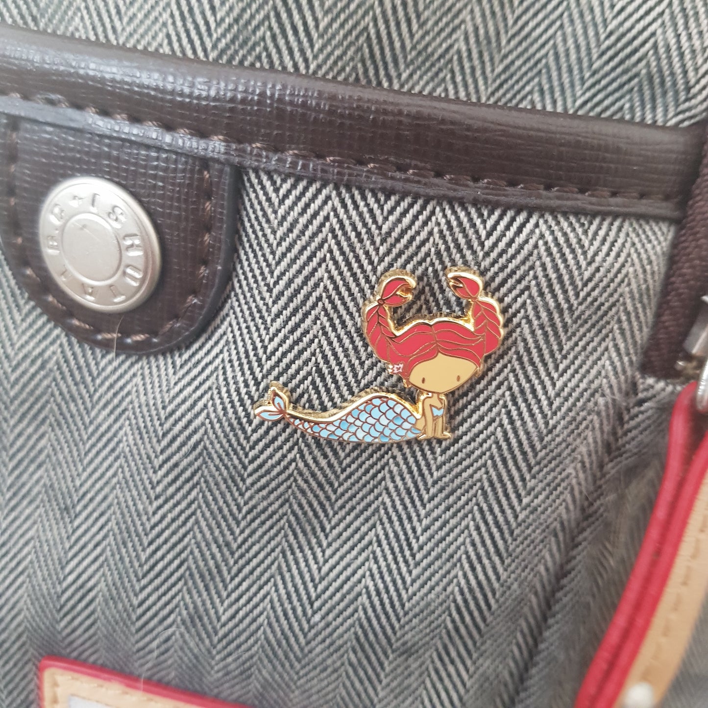 Cancer Mermaid Pin