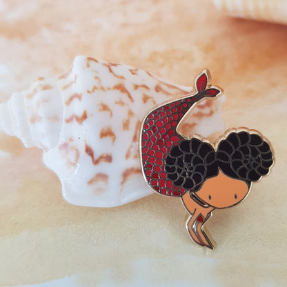 Aries Mermaid Pin