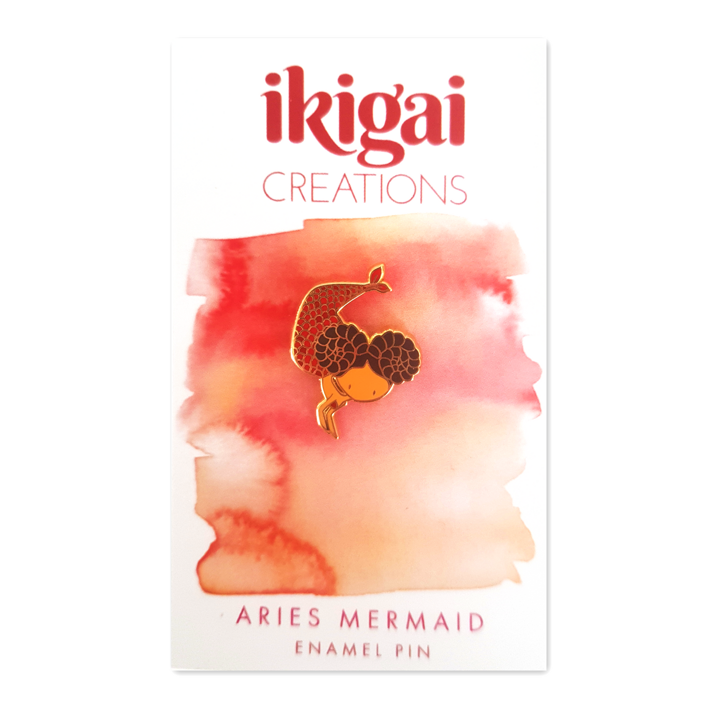 Aries Mermaid Pin