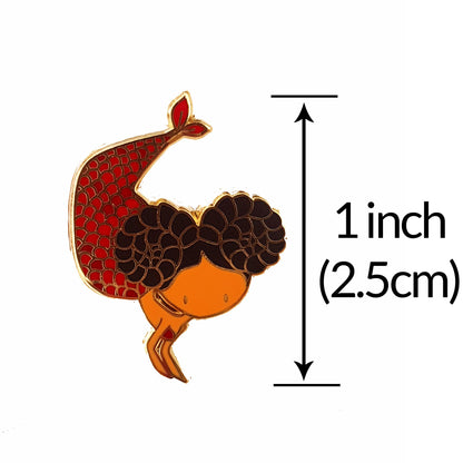 Aries Mermaid Pin
