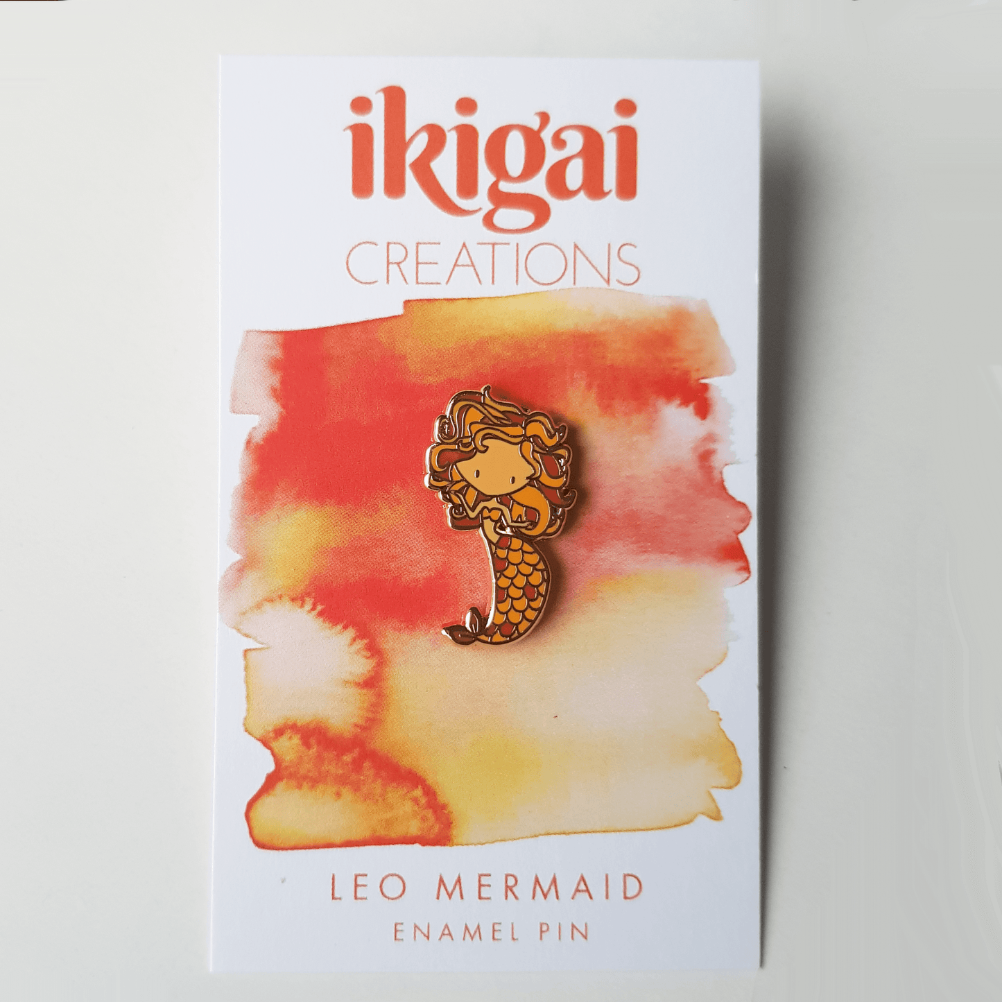 Leo  Mermaid Pin