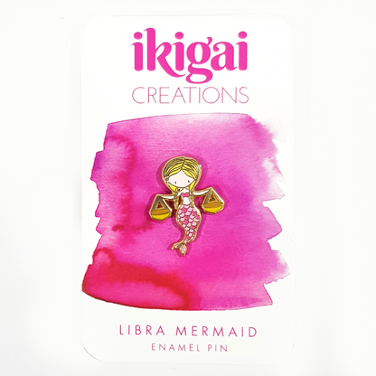 Libra Mermaid Pin