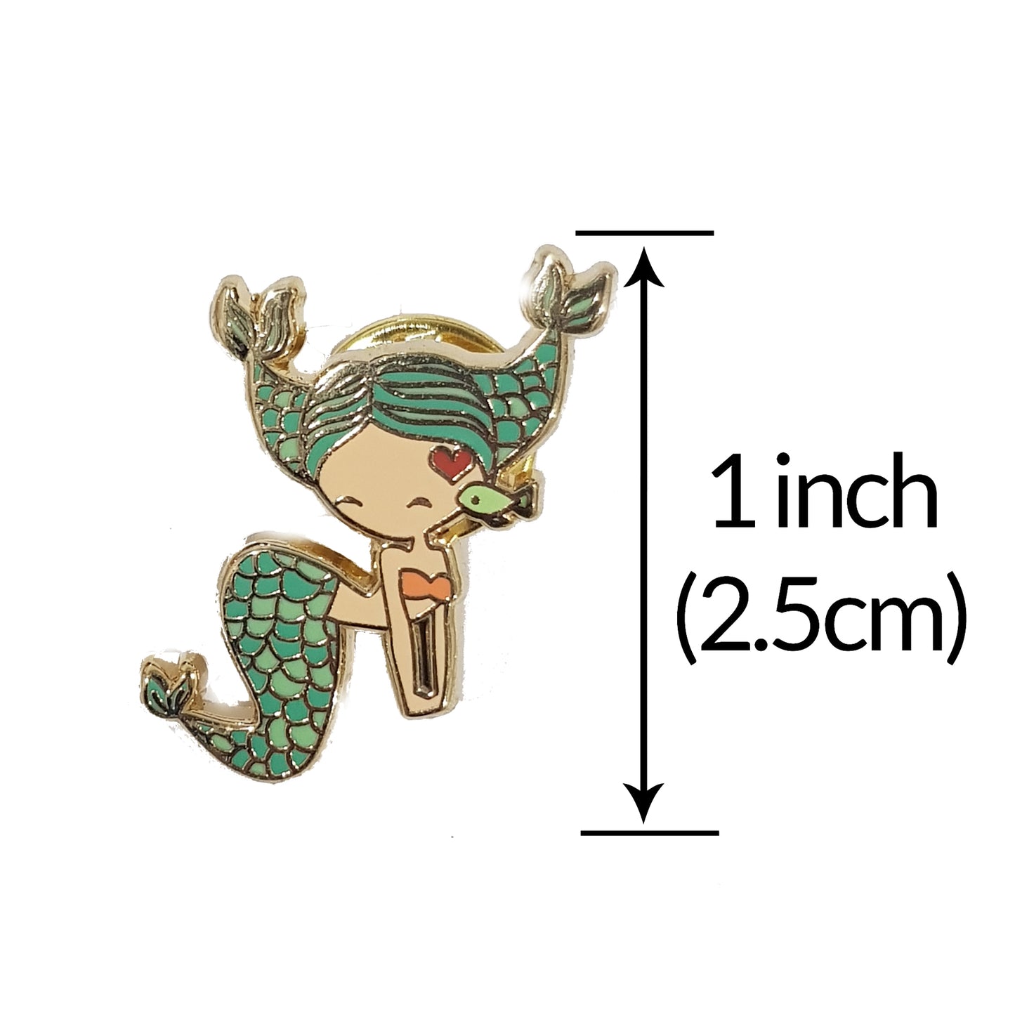 Pisces Mermaid Pin