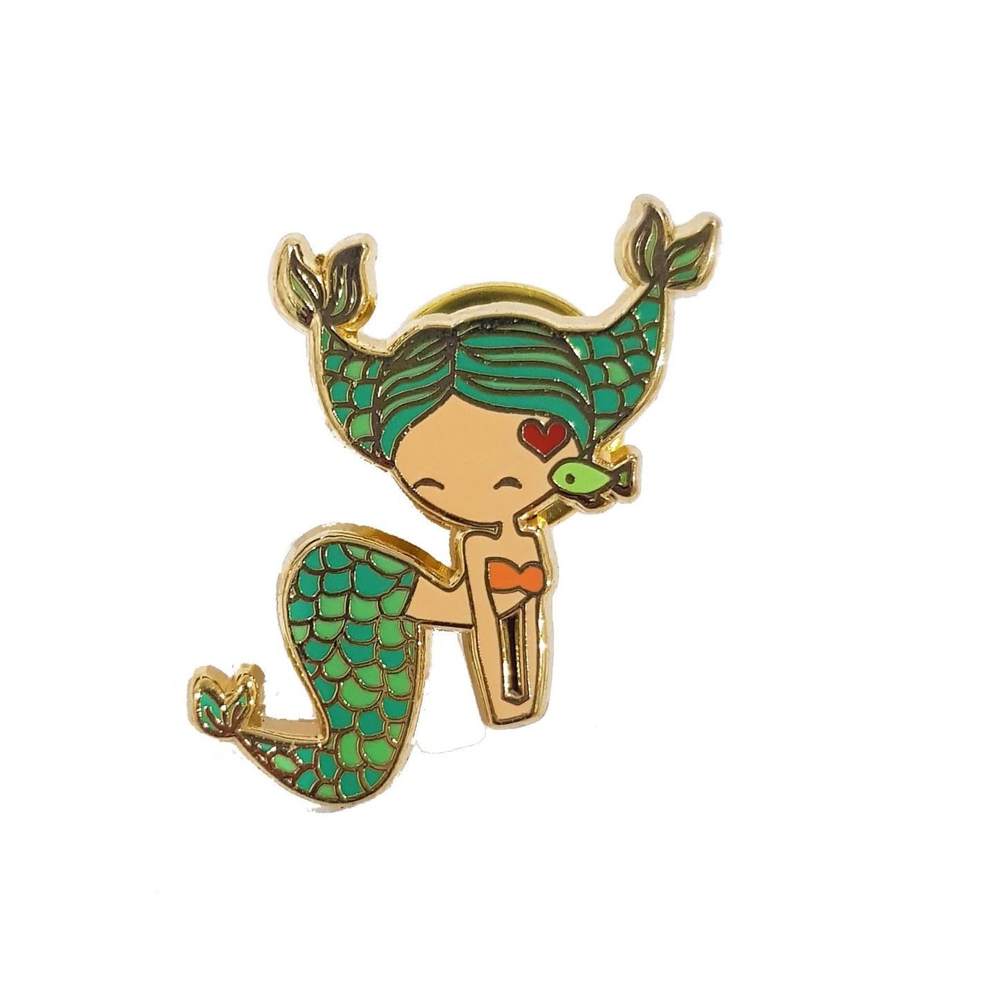 Pisces Zodiac Mermaid Enamel Pin