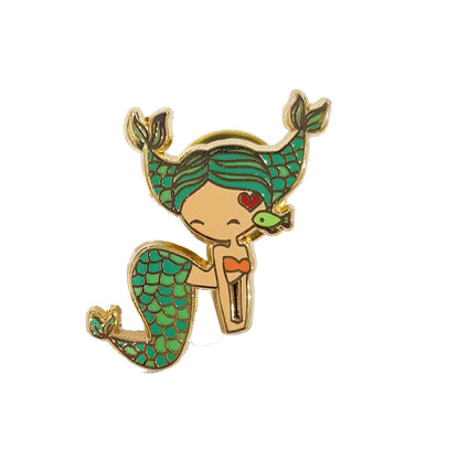 Pisces Zodiac Mermaid Enamel Pin