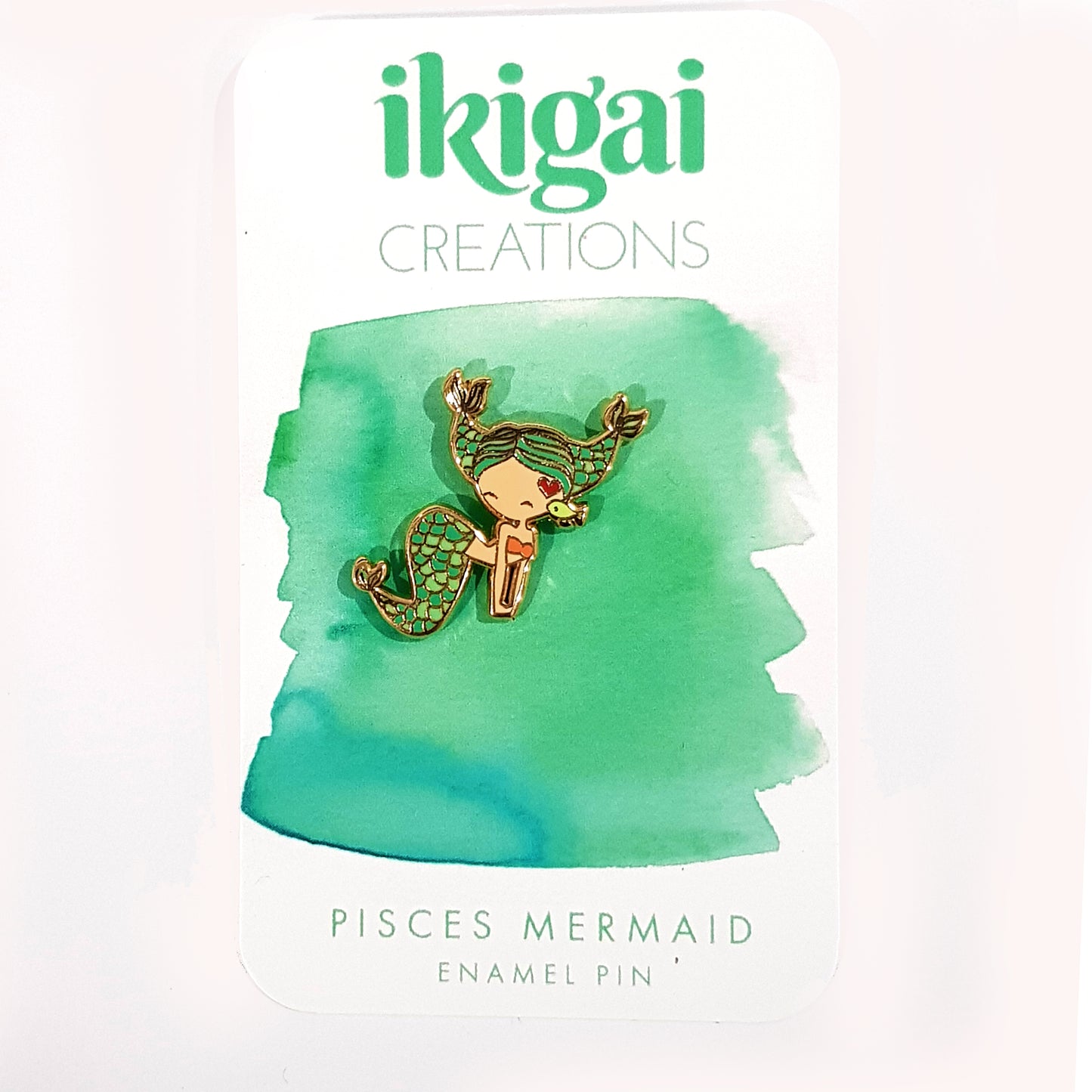 Pisces Mermaid Pin