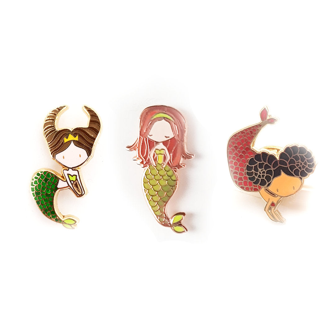 Zodiac Mermaids Set (12 Pins)