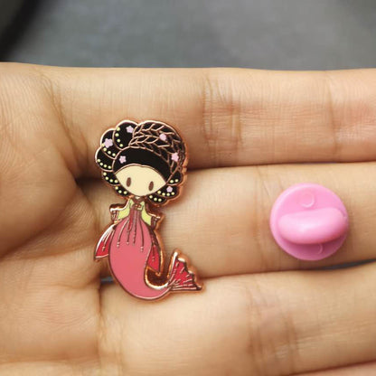 Mermaid of Korea Pin