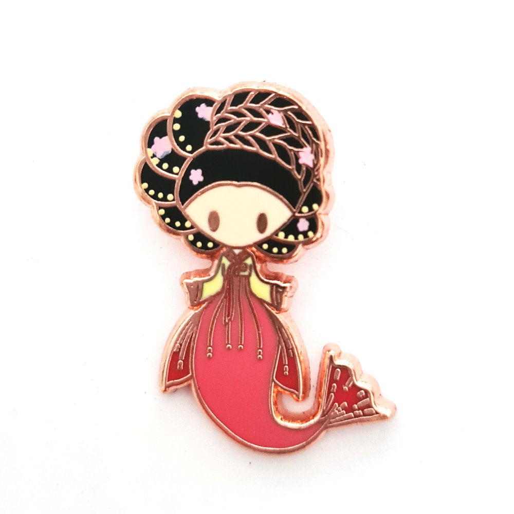 Mermaid of Korea Pin